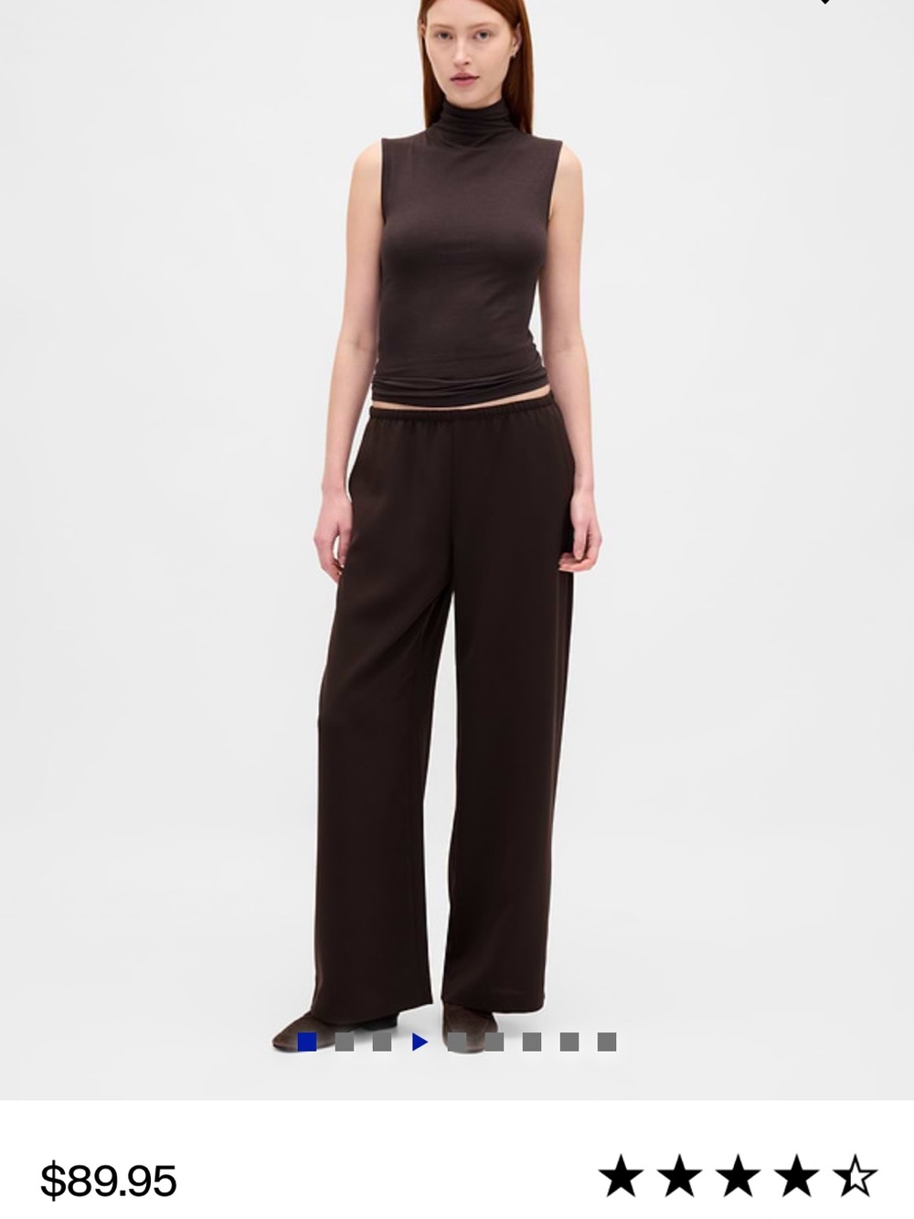 Gap easy wide leg pants